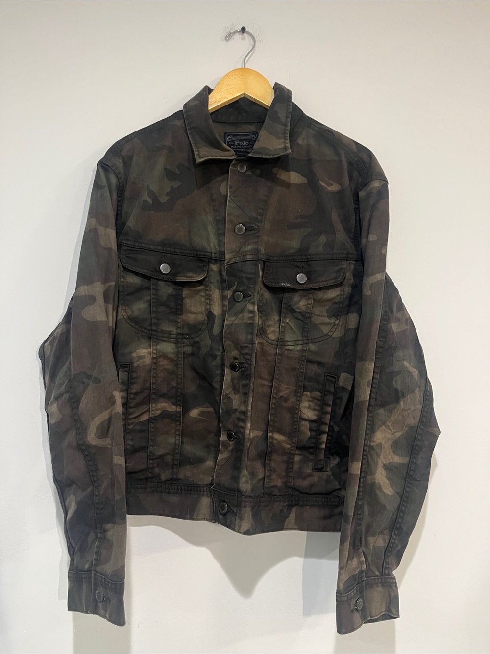 Polo by Ralph Lauren Men’s Camo Field Jacket - Olive & Brown